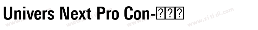 Univers Next Pro Con字体转换